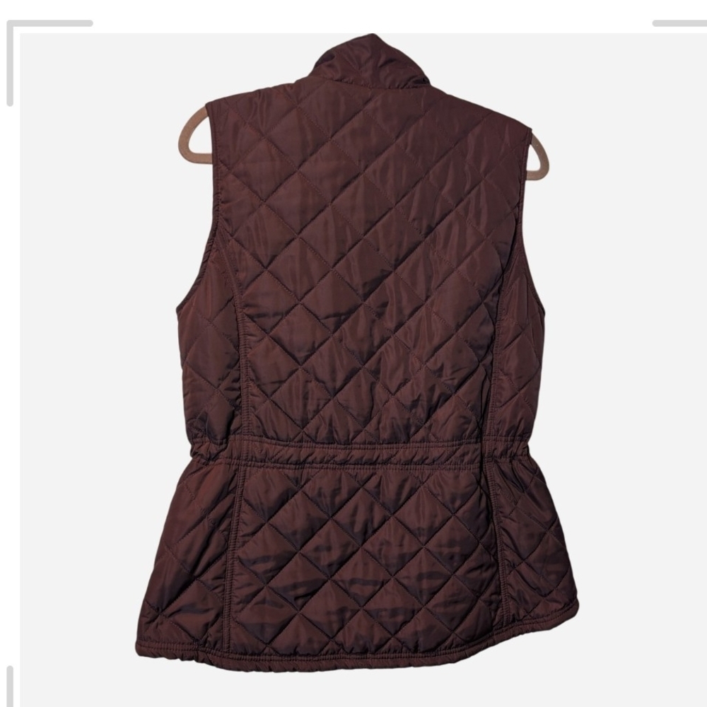 Pre-owned Women's Quilted Purple Vest - Picture 2 of 11